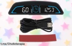 Impactante pantalla HUD con alerta de velocidad que cuidará tu seguridad al volante, ahora a un precio muy bajo. No te quedes sin ella, ¡aprovéchala ya antes que desaparezca!