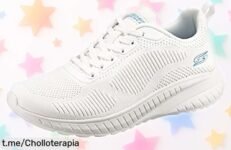 Impactantes zapatillas Skechers Bobs Squad Chaos Face Off para mujer a un precio loco, ¡márcate el gol de tu estilo y siente esa comodidad que no querrás quitarte!