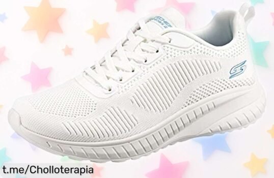 Impactantes zapatillas Skechers Bobs Squad Chaos Face Off para mujer a un precio loco, ¡márcate el gol de tu estilo y siente esa comodidad que no querrás quitarte!