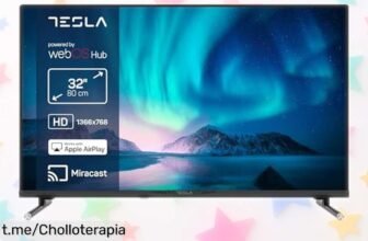 Impresionante Smart TV 32 pulgadas Tesla con webOS y Dolby Audio a un precio impresionante, ¡no pierdas la oportunidad de iluminar tus tardes!