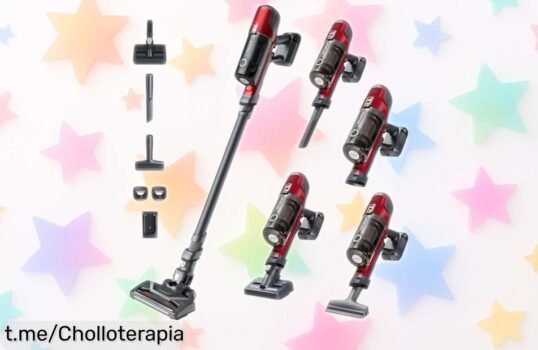 Impresionante aspiradora escoba Rowenta XPert 6.60 ¡Limpieza potente sin cable y precio rebajado! Hazla tuya antes de que se acaben las unidades y siente el cambio en casa.