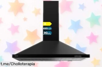 Impresionante campana extractora Cecotec de succión 650m3/h, ahora con descuento brutal. Cocina libre de humos y sin prisas: ¡no te pierdas esta oferta!