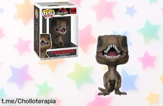 Impresionante figura Funko Pop! Jurassic Park velociraptor a precio rebajado, perfecta para fans de todas las edades. ¡No te quedes sin la tuya antes que desaparezca!