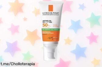 Impresionante gel-crema solar facial La Roche-Posay SPF 50+ con caída de precio insuperable, ¡aprovéchate ya de este super chollo para cuidar tu piel y brillar bajo el sol!