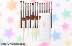 Impresionante juego de brochas de maquillaje Jessup para un look radiante al instante, ¡rebajado a precio loco! No te lo pierdas, tu belleza merece este chollo irresistible.