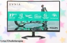 Impresionante monitor gaming Philips Evnia de 27 pulgadas, con velocidad brutal de 165 Hz y respuesta de 1 ms; ¡aprovéchalo ya antes que se agote este super chollo emocionante!