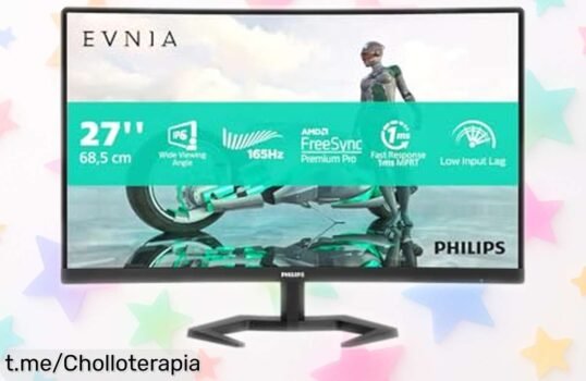 Impresionante monitor gaming Philips Evnia de 27 pulgadas, con velocidad brutal de 165 Hz y respuesta de 1 ms; ¡aprovéchalo ya antes que se agote este super chollo emocionante!