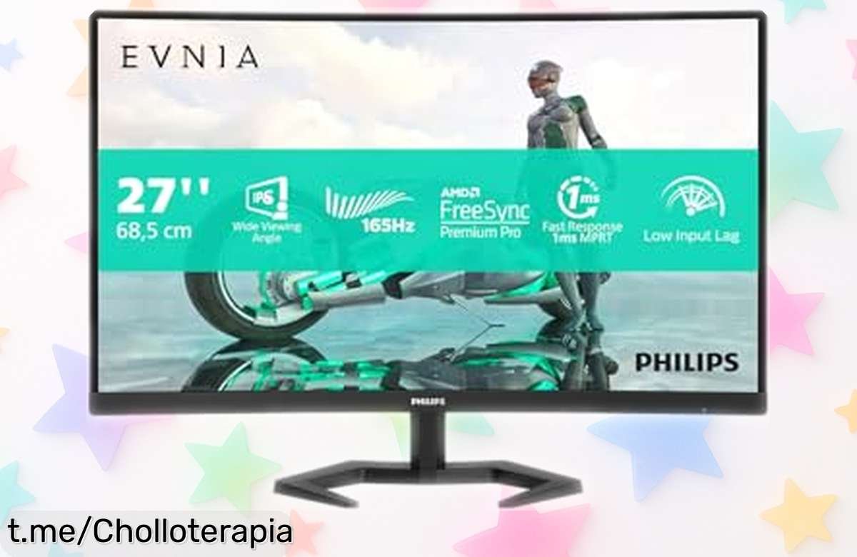 Impresionante monitor gaming Philips Evnia de 27 pulgadas, con velocidad brutal de 165 Hz y respuesta de 1 ms; ¡aprovéchalo ya antes que se agote este super chollo emocionante!