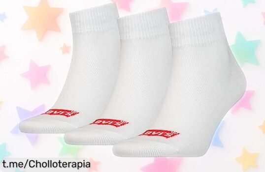 Impresionante pack de calcetines Levi’s unisex, siente el confort en tus pies y aprovecha este super chollo antes que se agote, ¡tu bienestar no puede esperar!