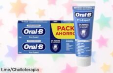 Impresionante pasta dentífrica OralB ProExpert 2x75 ml, protección total contra placa y bacterias a precio loco. ¡Consigue esa sensación de boca fresca y enamora hoy mismo!