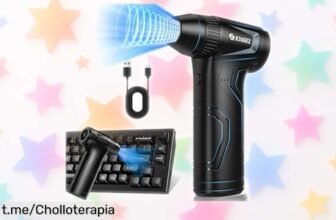 Impresionante soplador de polvo eléctrico para limpiar sin esfuerzo y con precio rebajado, ¡no dejes escapar la oportunidad antes que se acaben! Tu hogar lo merece.