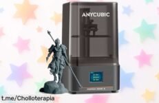 Impresora 3D de resina ANYCUBIC Photon Mono 4, súper rápida y con detalles increíbles a precio rebajado; crea lo que imaginas antes de que desaparezca esta oportunidad única.
