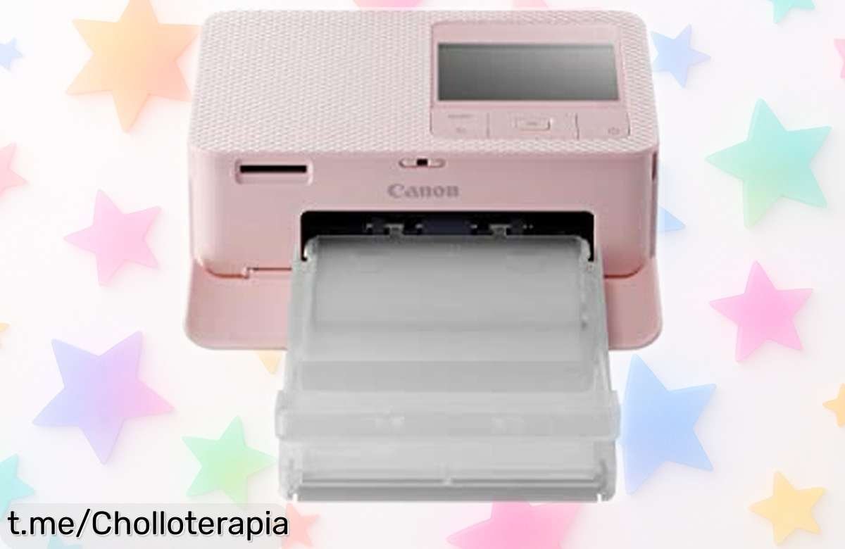 Impresora fotográfica móvil Canon Selphy, captura tus mejores momentos con fotos instantáneas y a un precio rebajado que volará de las estanterías ¡actúa rápido antes de quedarte sin la tuya!