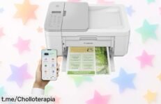 Impresora multifunción Canon Pixma con wifi, impresión rápida y control móvil a un precio rebajado que no puedes dejar escapar. ¡Hazla tuya ya y simplifica tus días!