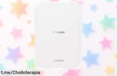 Impresora portátil Canon Zoemini 2 para fotos increíbles y pegatinas personalizadas, ¡super chollo con precio rebajado! Captura momentos únicos al instante, no te lo pierdas.