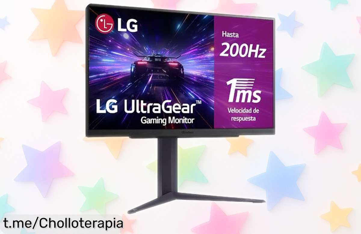 Impulsa tu juego con el monitor gaming ultra rápido LG de 200Hz y 1ms, ahora con un precio loco que no se repetirá. ¡Corre antes de que se agoten y vive la acción al máximo!