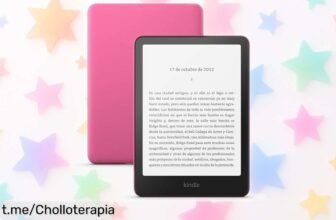 Increíble Kindle Paperwhite frambuesa, rápido y sin reflejos: ¡rebajado! Disfruta de semanas de lectura ilimitada y resistencia al agua. Tu momento es ahora, no lo pierdas.