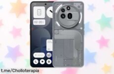 Increíble Smartphone Nothing Phone 3a PRO 5G con cámara periscópica y batería eterna a un precio rebajado que vuela, ¡no te quedes sin el tuyo y siente la diferencia!