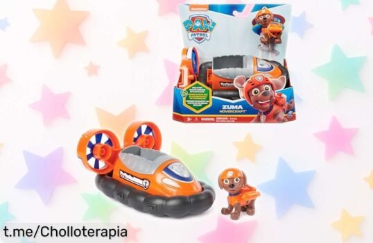 Increíble aerodeslizador y figura de Zuma de Patrulla Canina con motor giratorio ¡Rebaja especial por tiempo limitado! Las aventuras están a un clic, no te quedes sin el tuyo.