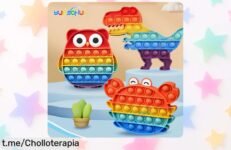 Increíble arco iris pop push bubble fidget, el juguete que alegra y relaja a niños y adultos con un descuentazo ¡No te quedes sin el tuyo antes de que se agoten!