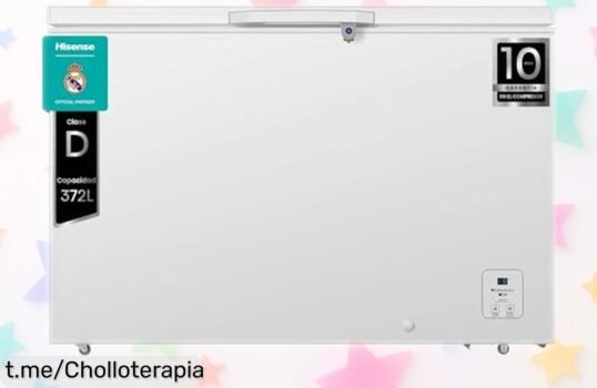 Increíble arcón congelador Hisense que congela rapidísimo y aguanta 135 horas sin luz, ahora a un precio rebajado. ¡No te pierdas este super chollo para cuidar tu comida y tranquilidad!