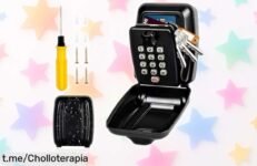 Increíble caja fuerte para llaves resistente al agua con código iluminado, ahora a un precio rebajado sin igual; ¡asegura tus pertenencias y no dejes pasar esta oportunidad!