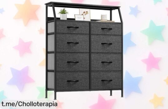 Increíble cajonera YITAHOME de 8 cajones: ¡descuentos nunca vistos para que organices tu espacio y disfrutes la paz de tener todo en su lugar! Aprovecha esta oferta limitada.