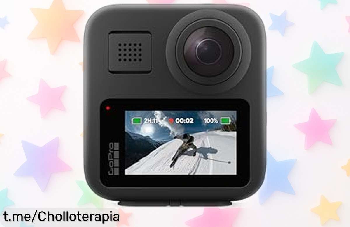Increíble cámara de acción 360 GoPro MAX con vídeos esféricos y fotos espectaculares a precio rebajado, ¡transforma tus aventuras en recuerdos inolvidables ya!
