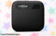 Increíble disco SSD portátil Crucial X6 2 TB a precio rebajado, guarda tus recuerdos volando a 540 MB/s: ¡no pierdas este ofertón que se agota!
