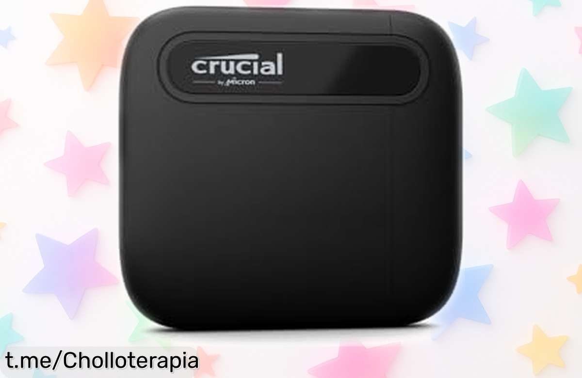 Increíble disco SSD portátil Crucial X6 2 TB a precio rebajado, guarda tus recuerdos volando a 540 MB/s: ¡no pierdas este ofertón que se agota!