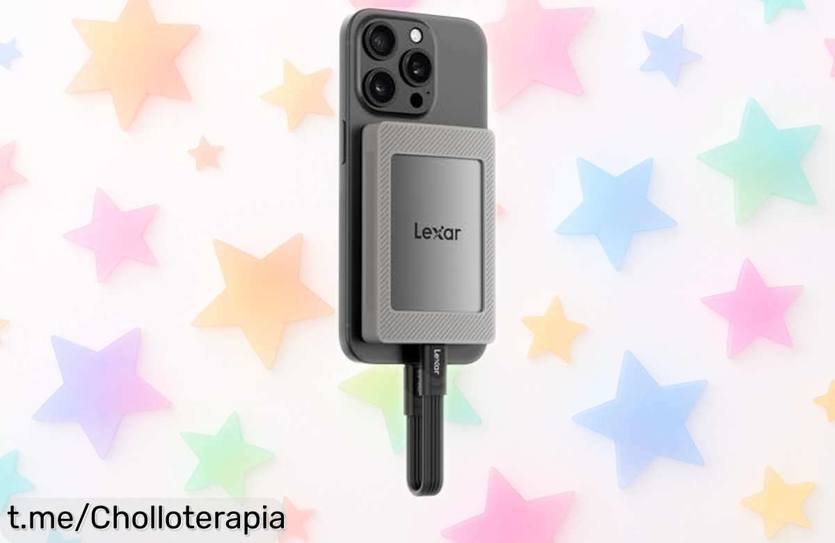 Increíble disco SSD portátil Lexar de 2 TB para iPhone, velocidad de hasta 1050 MB/s y precio rebajado. ¡Capture tus recuerdos con esta oferta que te hará sonreír ya!