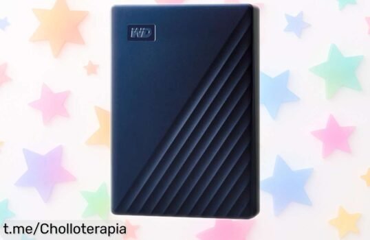 Increíble disco duro externo portátil WD 5TB para Mac, precio rebajado y velocidad ultrarrápida: ¡no dejes escapar esta oferta única que cuidará tus archivos con el mejor cifrado!