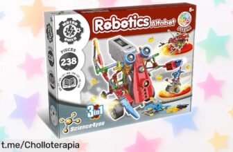 Increíble kit de robótica 3 en 1 con más de 200 piezas para crear y jugar, ahora a un precio rebajado: ¡el ofertón que hará brillar la sonrisa de tu pequeño genio!
