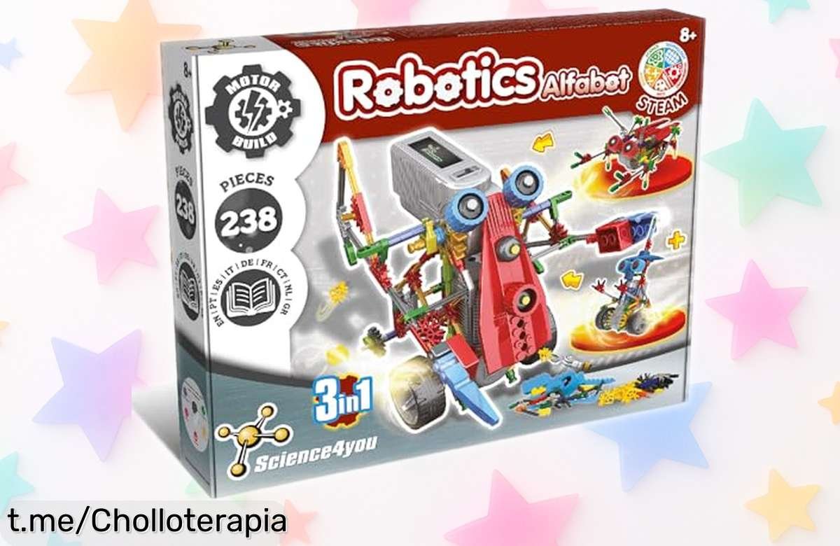 Increíble kit de robótica 3 en 1 con más de 200 piezas para crear y jugar, ahora a un precio rebajado: ¡el ofertón que hará brillar la sonrisa de tu pequeño genio!