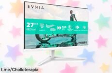 Increíble monitor Philips de 27 pulgadas QHD a precio rebajado: vive imágenes ultrafluidas y colores vibrantes, ¡un ofertón que se agota rápido!