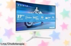 Increíble monitor curvo para juegos Philips Evnia de 27 pulgadas, disfruta imágenes ultra nítidas y sin cortes a un precio rebajado que no puedes dejar escapar, ¡juega como nunca!