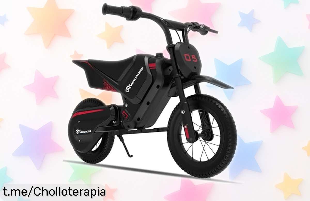 Increíble moto eléctrica Evercross para niños a un precio rebajado, la diversión y velocidad les esperan ¡no dejes que se te escape esta oferta!