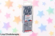 Increíble pack de 10 brocas helicoidales Bosch Professional para metal, ¡rebajadas por tiempo limitado! Asegura agujeros perfectos y potencia tu taladro con este super chollo.