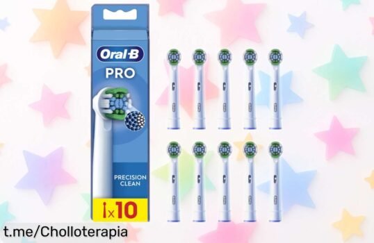 Increíble pack de 10 cabezales Oral-B Pro Precision Clean, ¡precio rebajado y oferta limitada que hará brillar tu sonrisa! No te lo pierdas, cuida tus dientes con este super chollo.