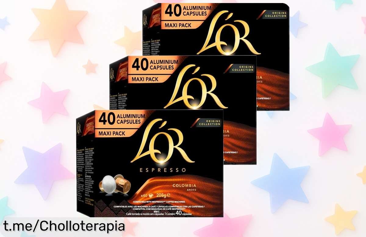 Increíble pack de 120 cápsulas L’Or Colombia Andes: café colombiano con sabor excepcional y un super chollo que haría feliz a cualquier amante del buen café, ¡aprovéchalo ya!