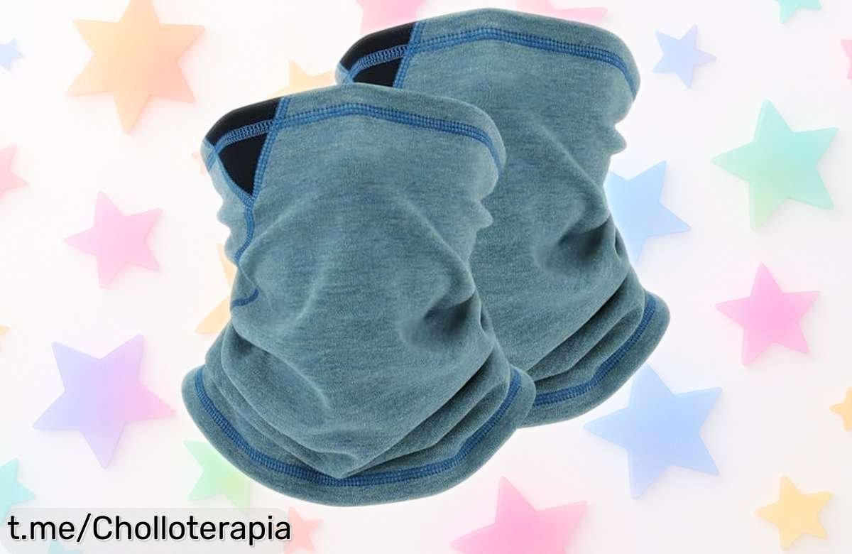 Increíble pack de 2 bufandas tubulares térmicas: doble capa antiviento y muy versátiles. ¡Aprovecha este precio loco antes de que se agoten! Siente el calor que te mereces hoy mismo.