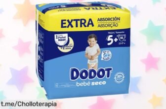 Increíble pack de pañales y toallitas Dodot en oferta limitada, ¡más de 570 unidades para el cuidado perfecto de tu bebé! No te quedes sin este super chollo.