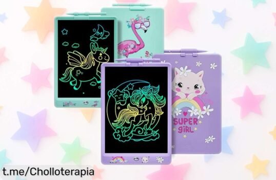 Increíble pizarra de escritura LCD pack 2 piezas para que tus peques creen sin parar. ¡Aprovecha el precio rebajado y regalales diversión y aprendizaje ya!