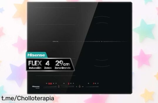 Increíble placa de inducción flex con zona gigante de 29cm y potencia brutal, ahora a un precio irrepetible ¡No te quedes sin cocinar cómodamente, aprovecha esta oferta antes de que desaparezca!