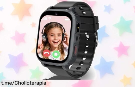 Increíble reloj inteligente 4G para niños con GPS, videollamadas y botón SOS a precio rebajado; mantén la seguridad de tu pequeño mientras juega, ¡no dejes escapar este chollo!