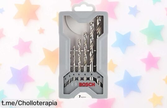 Increíble set de 7 brocas para metal Bosch con punta precida a precio rebajado, ideal para tus proyectos. ¡No te quedes sin el tuyo y da vida a tus ideas hoy mismo!