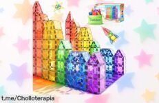 Increíble set de bloques magnéticos para construir y jugar, un ofertón que estimula la creatividad a un precio rebajado. ¡Haz feliz a tus peques mientras aprenden hoy mismo!