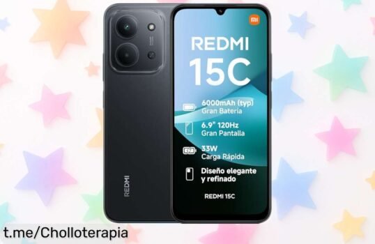 Increíble smartphone Xiaomi Redmi 15C con batería de 6000 mAh y cámara dual a un precio rebajado, ¡aprovecha este super chollo antes que vuele!