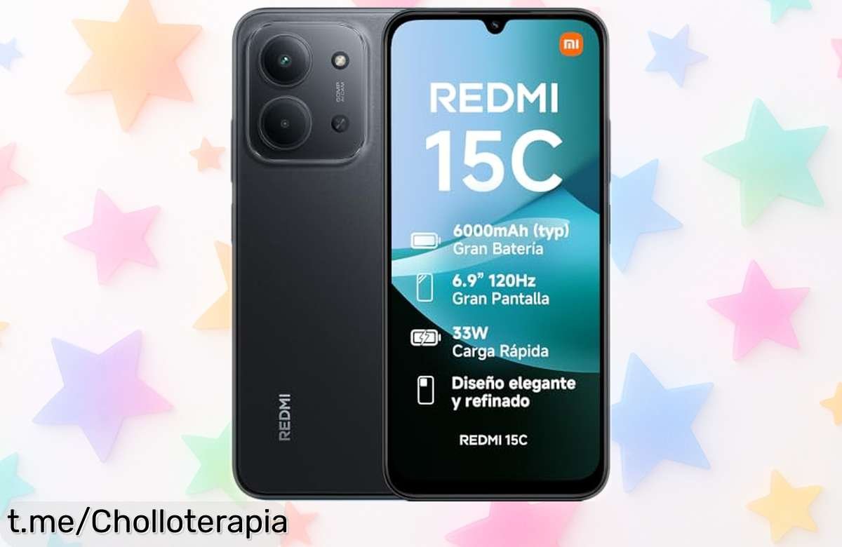 Increíble smartphone Xiaomi Redmi 15C con batería de 6000 mAh y cámara dual a un precio rebajado, ¡aprovecha este super chollo antes que vuele!