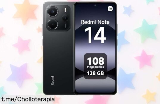 Increíble smartphone Xiaomi Redmi Note 14 con cámara de 108MP y pantalla AMOLED, ¡ofertón por tiempo limitado que no querrás dejar pasar!